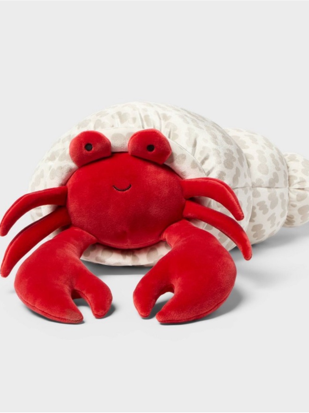 Hermit Crab Weighted Plush Kids' Throw Pillow Red - Pillowfort™, New 2026!